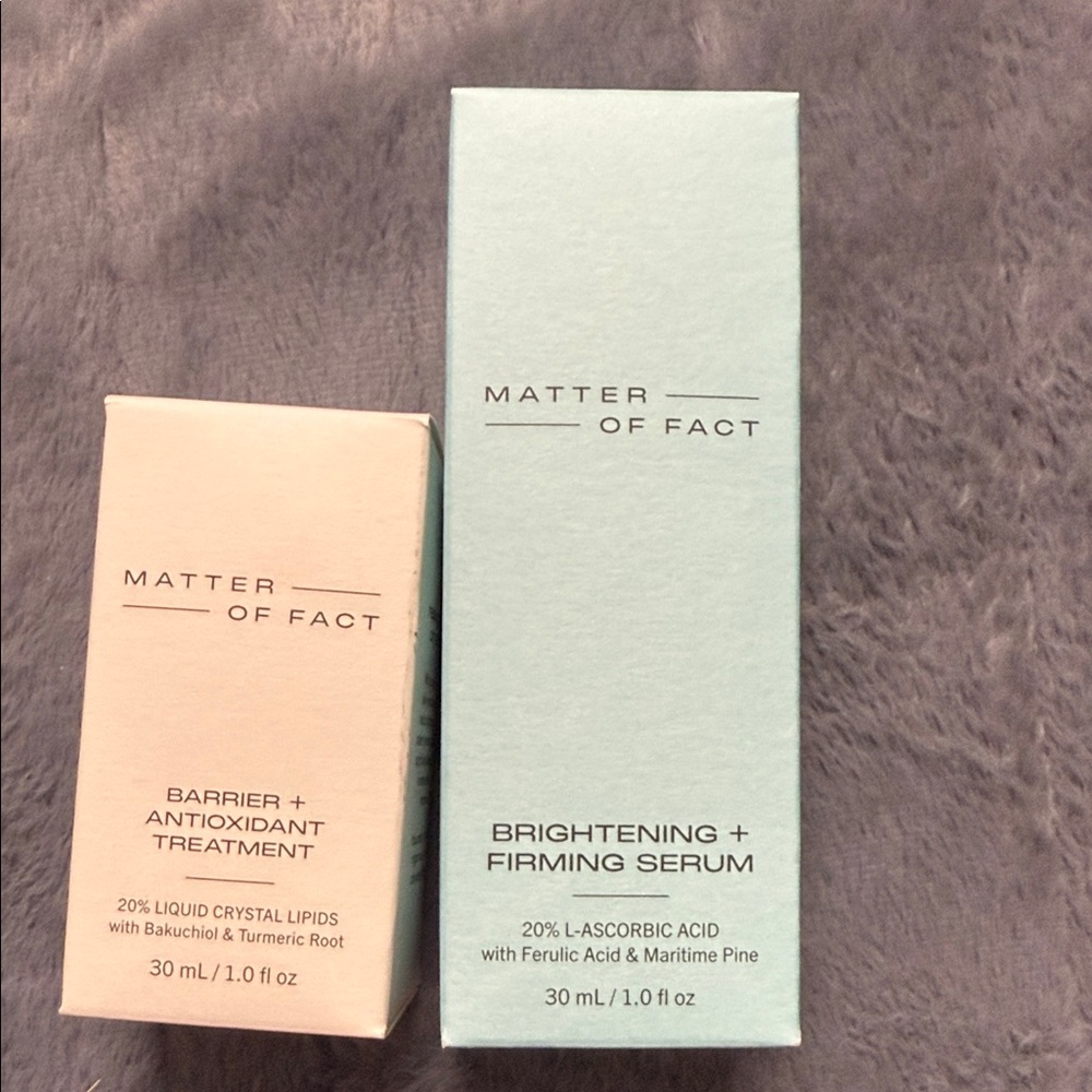 Brightening + Firming Serum and Barrier + Antioxidant Treatment Set